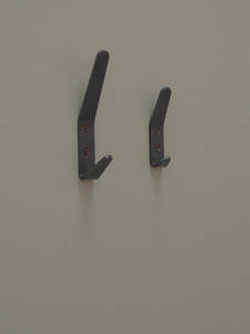 Homewares And Furniture: Blackened Steel Coat Hooks