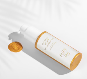Retail: PRE-ORDER Pure Fiji- Coconut Shimmer Body Oil-10+1 FREE Bundle