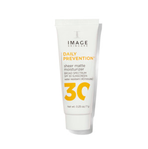 Image Skincare Sample Testers: IS- Daily Prevention- Sheer Matte Moisturizer SPF30- SPL