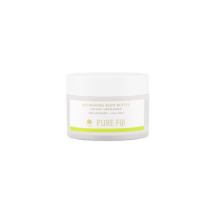 Pure Fiji Retail: PF- Nourishing Body Butter 200ml- Coconut Lime Blossom- RET
