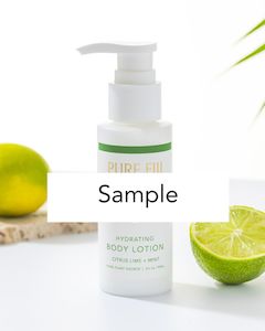 Pure Fiji Samples Testers: PF- MAN Body Lotion 30ml- Citrus Lime & Mint- SPL