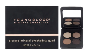 Youngblood Excess: YB- Pressed Mineral Eyeshadow Quad- Taupe Smoke- RET