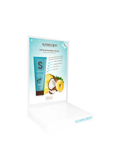 SS- Acrylic Display with Decal- WHITE- MKT