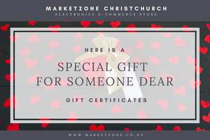 Special Promotion: Marketzone Christchurch Digital Code Gift Certificates