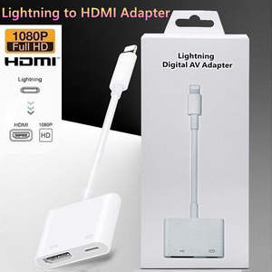 For Apple iPhone iPad Lightning To HDMI Digital AV Display Video Adapter