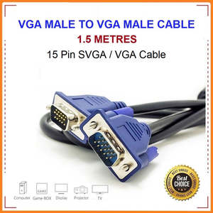 VGA Male To VGA Male High Definition Video Cable 1.5m