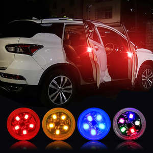 Universal Car Door LED Safety Warning Magnetic Sensor Flashing Lights