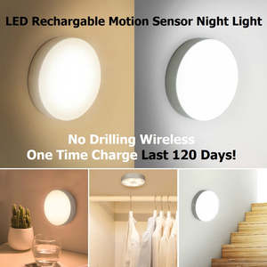 Motion Sensor LED USB Charging Night Light 4000K Warm White