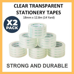 18mm Transparent Clear Single Side Home Office Adhesive Tape