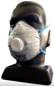 Help-It P2CV N95 Moulded Face Mask Carbon Filter Valved