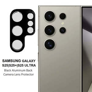 Handphone Accessories: For Samsung Galaxy S25 Series Premium Hard Aluminum Back Camera Lens Protector
