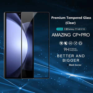 For Samsung Galaxy Z Fold 6 Premium Clear Front LED Screen Tempered Glass Protector