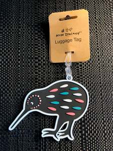 Kiwi Bird Design - NZ Souvenir Luggage Tags