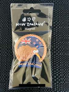 Kiwi Bird New Zealand Flag - NZ Fridge Magnet Souvenir