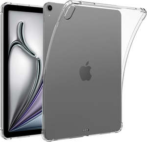 Tablet Accessories: For Apple iPad Air 13 Inch M3 (2025 7th Generation) & M2 (2024 6th Generation) Premium Soft TPU Silicone Bumper Protection Cover Case