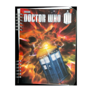 Other Merch: DOCTOR WHO TARDIS LENTICULAR JOURNAL