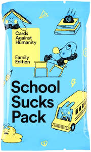 Card Games: CARDS AGAINST HUMANITY SCHOOL SUCKS PACK