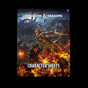 Rpg: DUNGEONS & DRAGONS CHARACTER SHEETS (2024)
