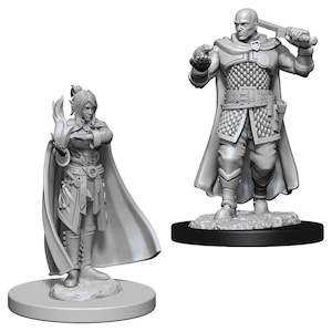 DUNGEONS & DRAGONS NOLZUR'S MARVELOUS UNPAINTED MINI: HUMAN RANGER & MOON ELF SORCERER