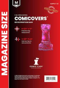 COMICARE MAGAZINE BAGS (100)