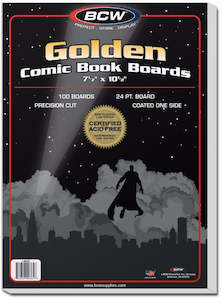 Comic Supplies: BCW GOLDEN COMIC BOARDS