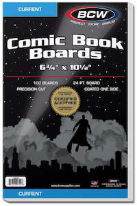 Comic Supplies: BCW CURRENT BOARDS (100 PER PACK)