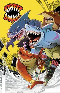 Comics: Street Sharks #3 Variant B (Santtos)