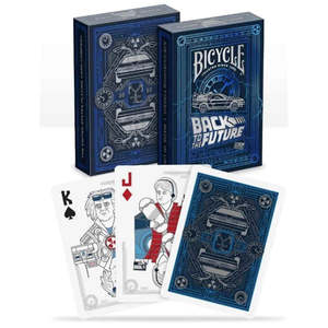 Games: BICYCLE BACK TO THE FUTURE PLAYING CARDS