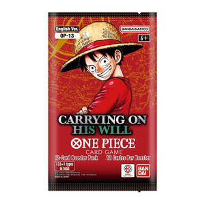 Collectible Card Games: ONE PIECE CARD GAME CARRYING ON HIS WILL BOOSTER
