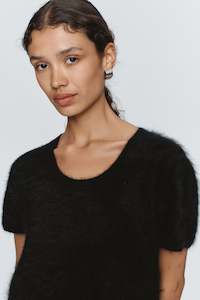 Sale Tops: ALBA TEE - BLACK