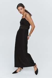 SERGE DRESS - BLACK