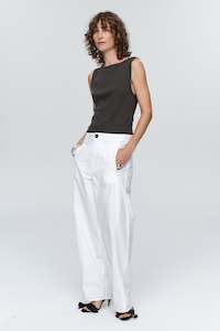 The Ivory Edit: SUMIKO PANT - IVORY