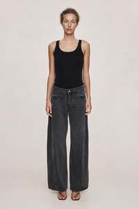 CROSS STITCH JEAN - FADED BLACK