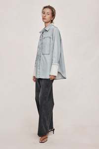Denim: CROSTA SHIRT - FADED BLUE