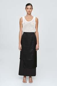 Sale Skirts: ONDA SKIRT - BLACK