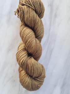 Sock Yarn 4 Ply: Old Gold - Marmalade Yak