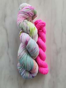 Dk 8ply Merino: Graffiti - Marmalade Twist Sock Set