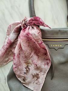 Tools: Silk Scarf - Dusky Pink/Brown