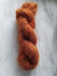 Laceweight Mohair Silk: Burnt Sienna - Mohair/Silk Laceweight