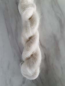 Laceweight Mohair Silk: Vanilla - Mohair/Silk Laceweight