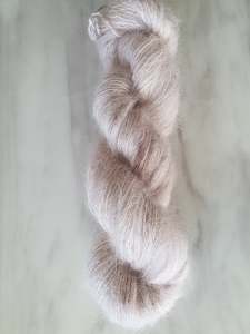Laceweight Mohair Silk: Oyster - Mohair/Silk Laceweight