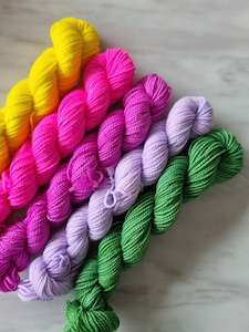 Sock Yarn 4 Ply: Spring - Mini Set of 5