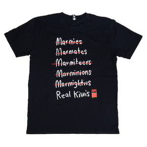 Products: Marmite Real Kiwi T-Shirt - Black - Marmite