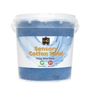 Art Project Materials: EC Sensory Cotton Sand 700gm Tub – Blue
