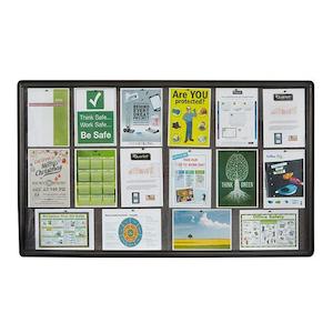 Display Boards Holders: Quartet enclosed board fabric 900x1500mm