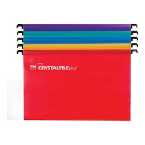 Suspension Files: FM File Suspension Crystafile Assorted 10 Pack Plus Polyprop