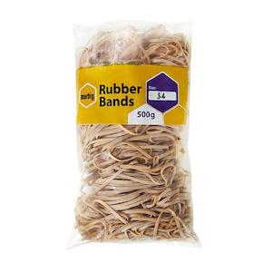 Rubber Bands: Marbig rubber bands size 34