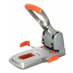 Rapid punch 2h 150 sheet hdc150 silv/orange