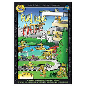 Exercise Books Covers: Clever Kiwi Fun Doing Maths Book Two