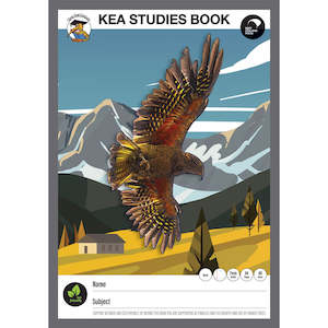 Exercise Books Covers: Clever Kiwi Kea Studies Book